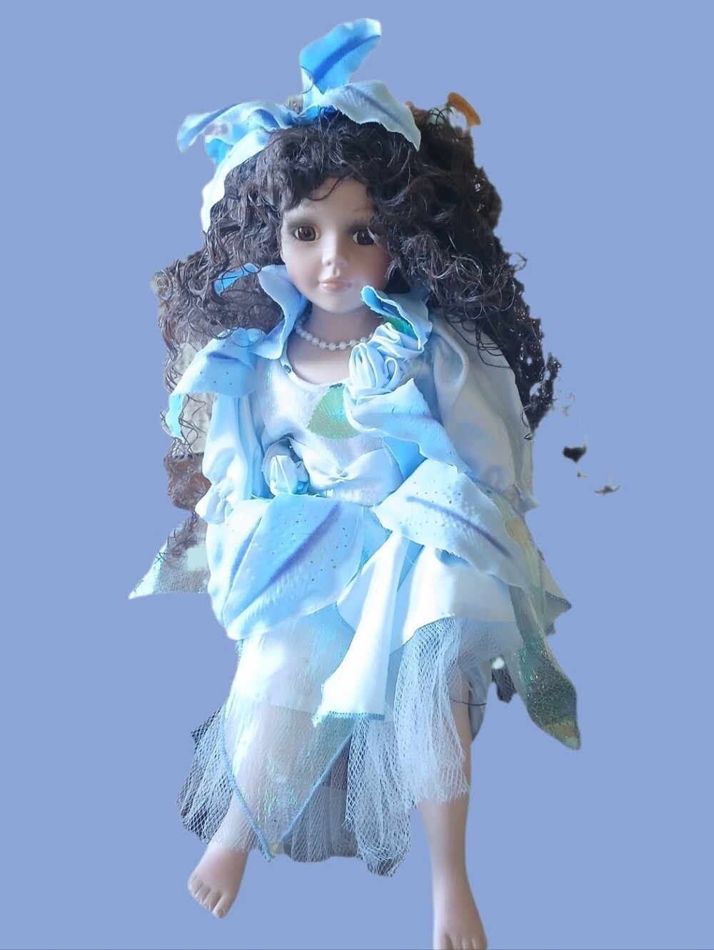 Cathay Collection Porcelain Doll Fairy Fantasy 15" Vintage